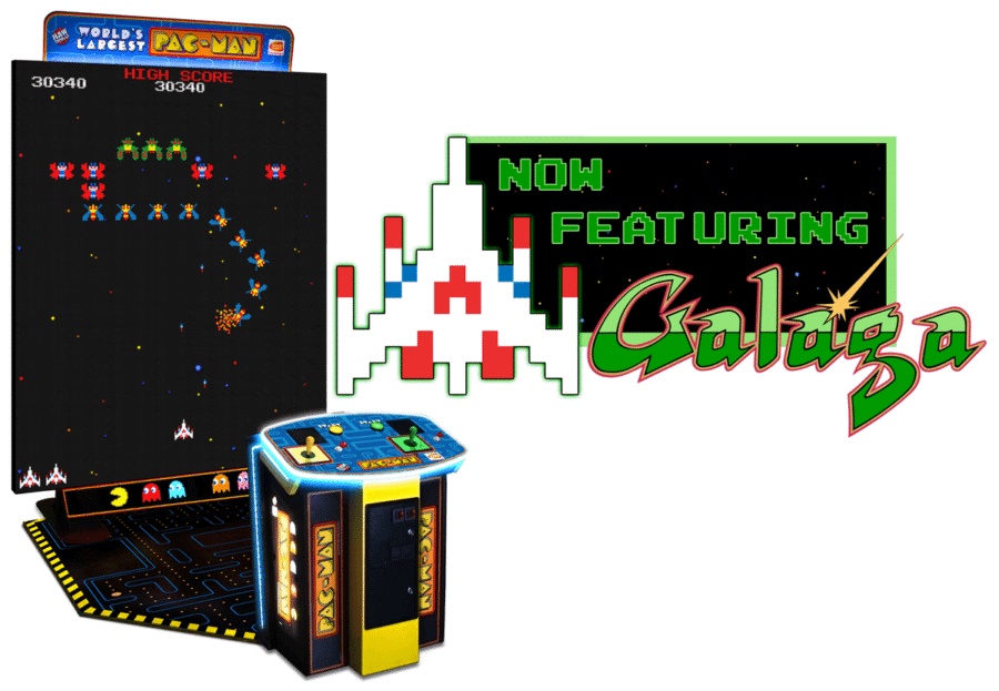 World's Largest Pac-Man & Galaga