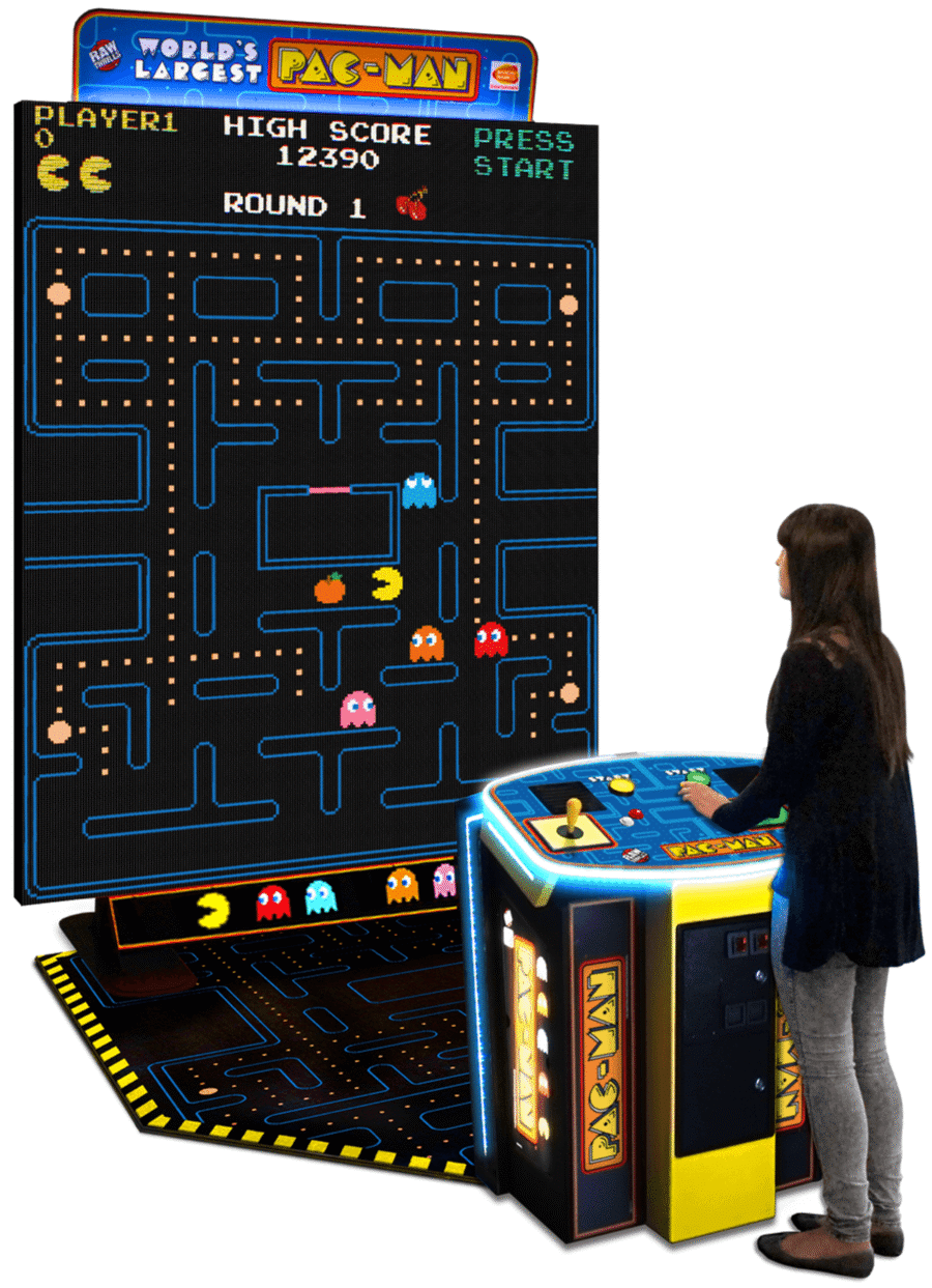World's Largest Pac-Man & Galaga