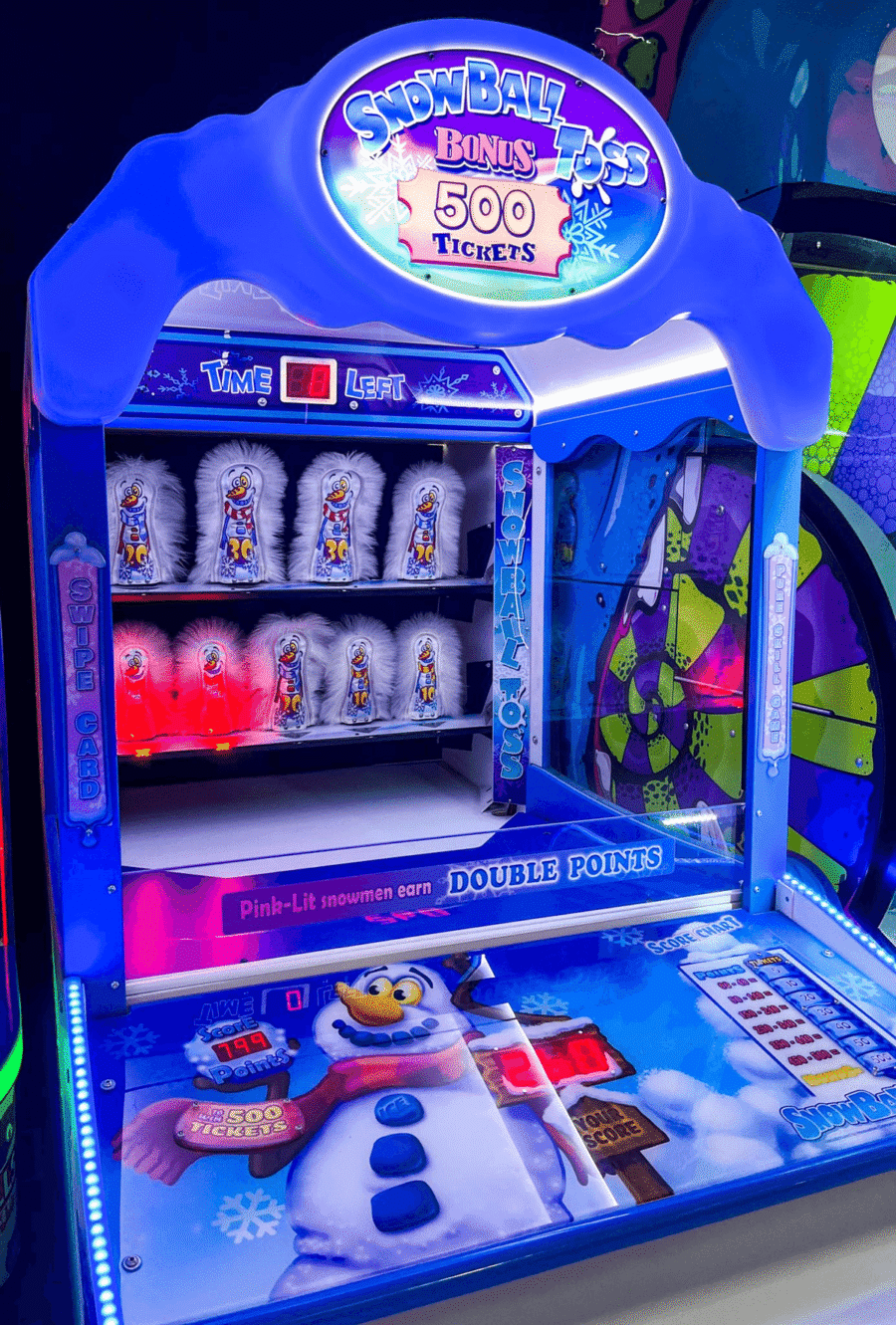 ICE-Canje de boletos-Lanzamiento de bola de nieve 2 Snowball Toss