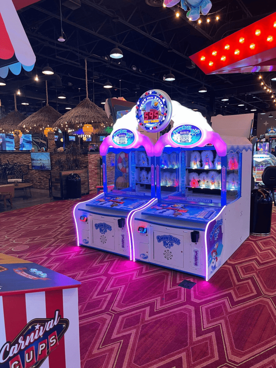 ICE-Canje de boletos-Lanzamiento de bola de nieve 3 Snowball Toss